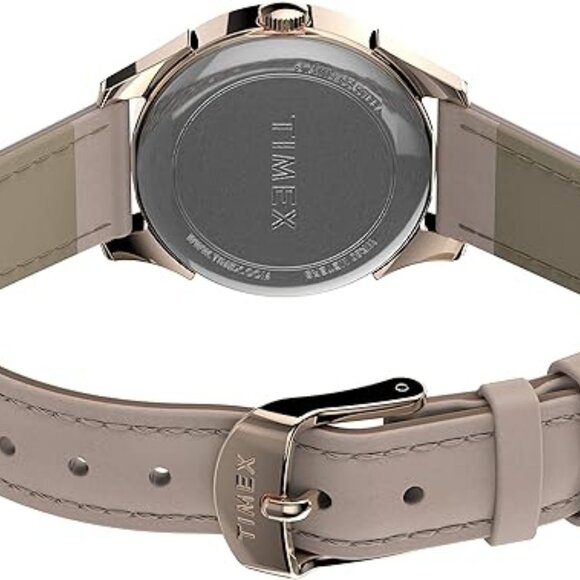 Timex Women\'s TW2T66500 Briarwood 28mm Pink/Rose Gold Genuine Leather Strap Watc main image 7